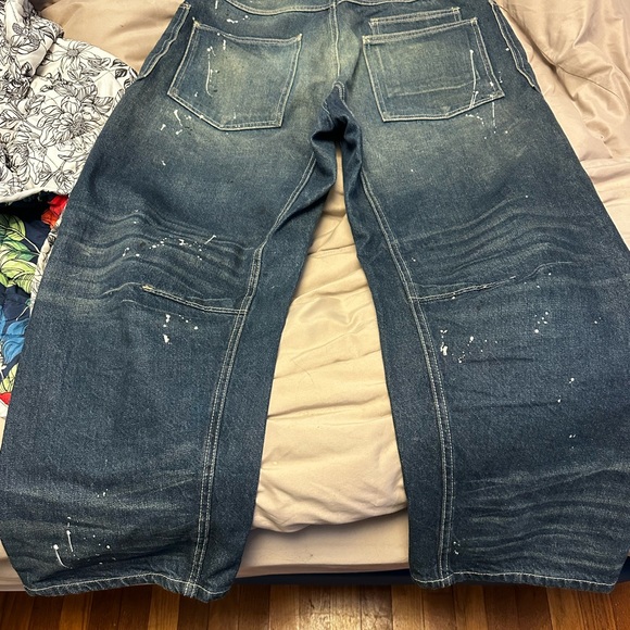 Free People Moxie Barrel Cerulean Blue RARE COLORWAY Hot Trend Size 24 see 📏 - Picture 9 of 16